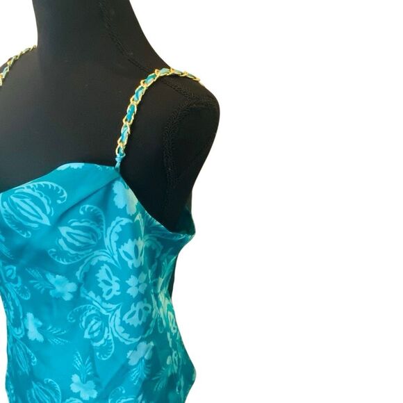 INC International Concepts Cami Tank And Wide Leg Pants 2Pc Set Teal Small - Picture 4 of 9